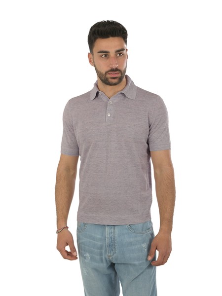 Maglia Brunello Cucinelli Polo Lilla